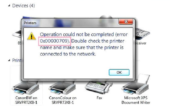 How To Fix Printer Error 0x00000709 Artculture 2539