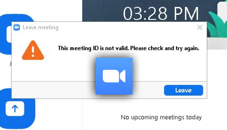 How do I fix the invalid meeting ID in Zoom