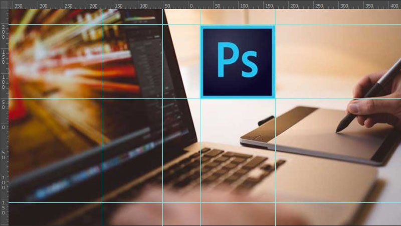 How to clear ruler lines in photoshop