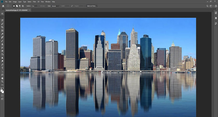 How to create reflection in Photoshop