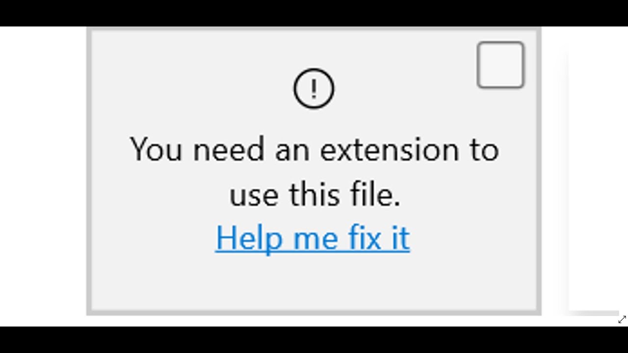 Fix The HEVC Video extension is required to display this file