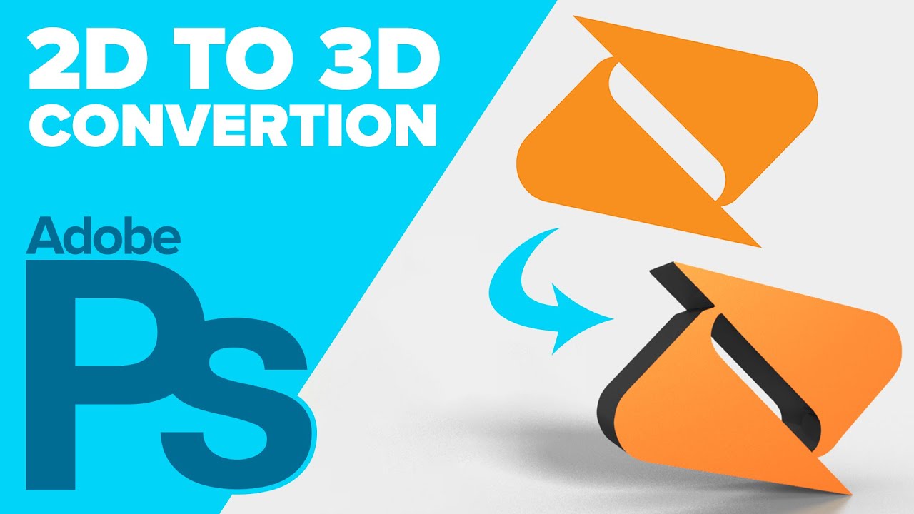How to convert 2D images to 3D in Photoshop