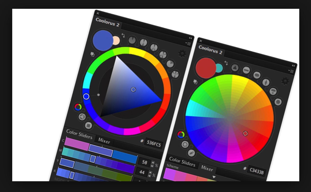 How to open color wheel in Photoshop
