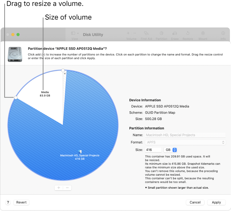 erase, format or partition the disk