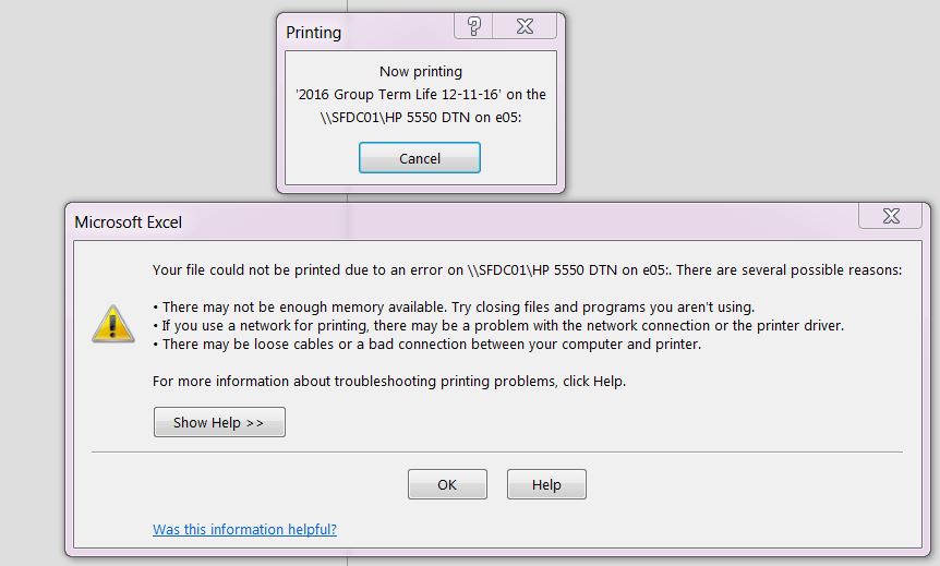 Cannot print. Ошибка file is not available. File is closed использование. Ошибка Error Printing CMYK image TIFF. Could not Print Maintenance.