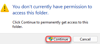 Click “Continue”