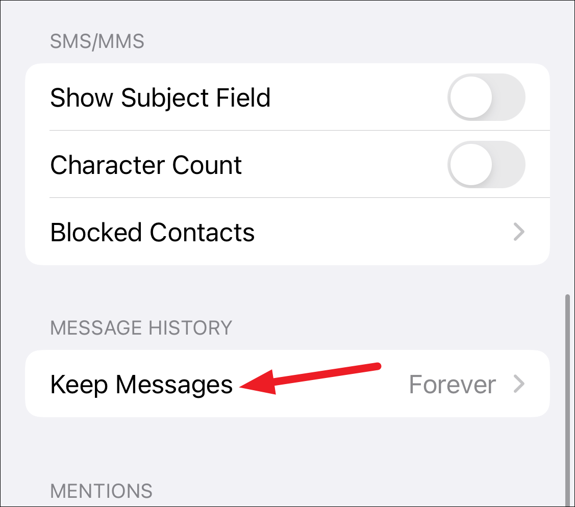 Keep Messages