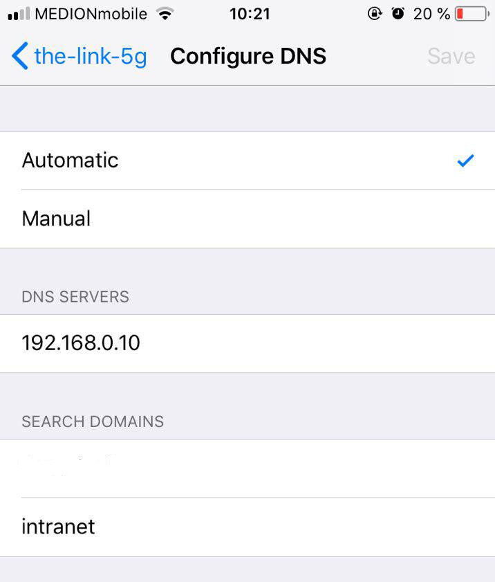 How to Change iPhone DNS server