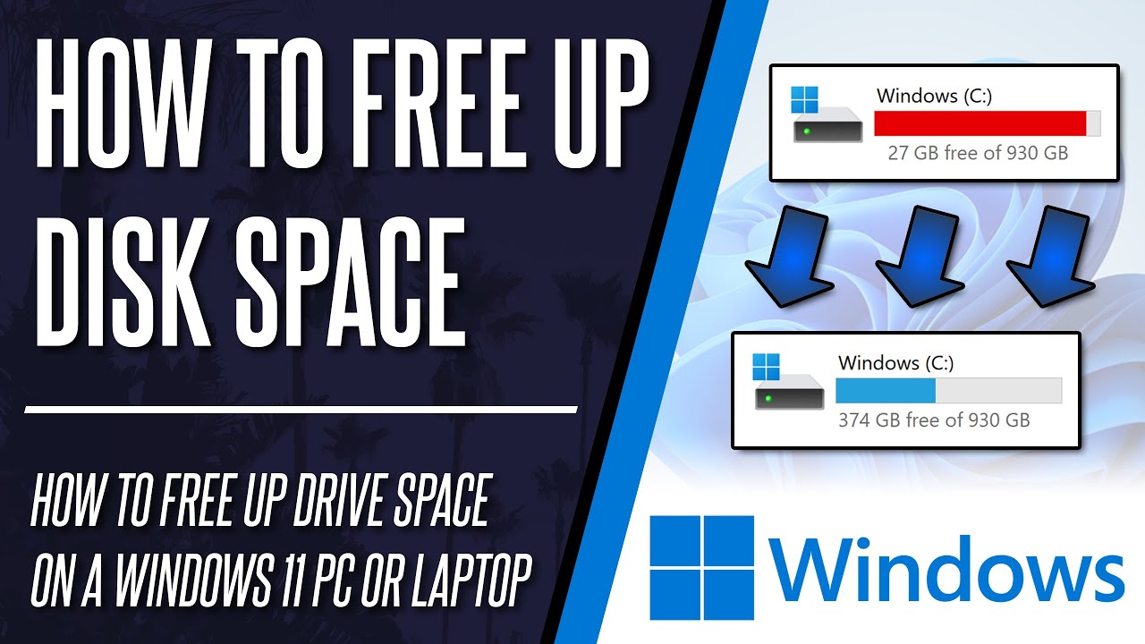 How to free up Disk space Windows 11