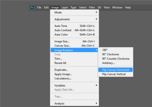 Rotate An Image Horizontally In Photoshop