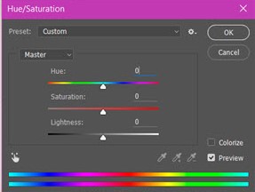 set the parameters to be able to change the color