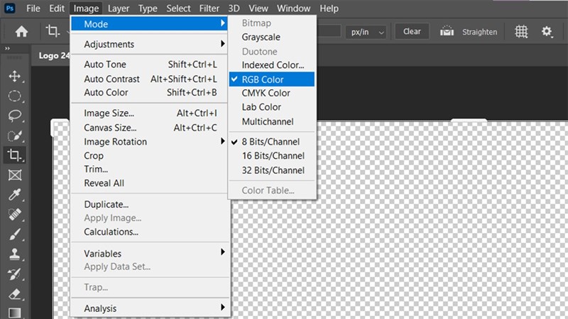 Image color loss error in Photoshop