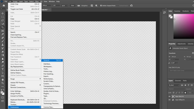 Reset all Photoshop settings
