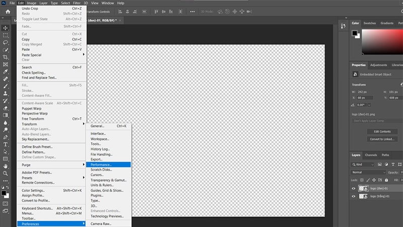 Click Performance on Photoshop