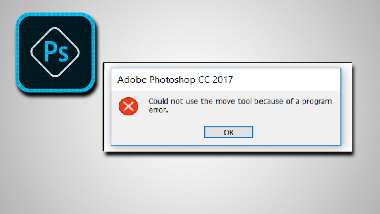 Fix Could not use the move tool because of a program error