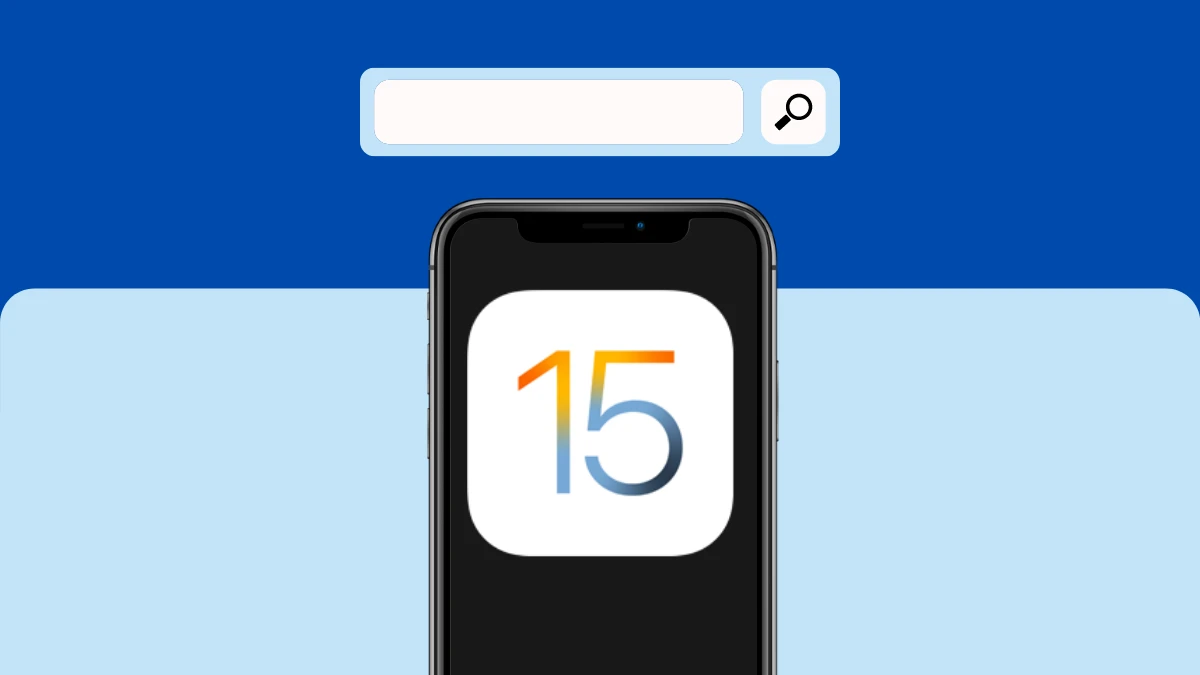 How to fix search bar iOS 15