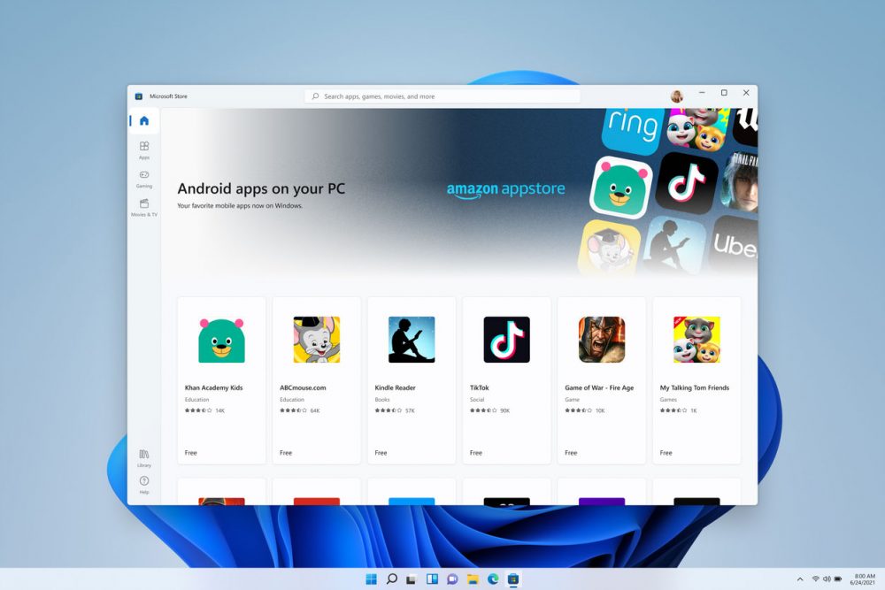 How to get Amazon App Store on Windows 11