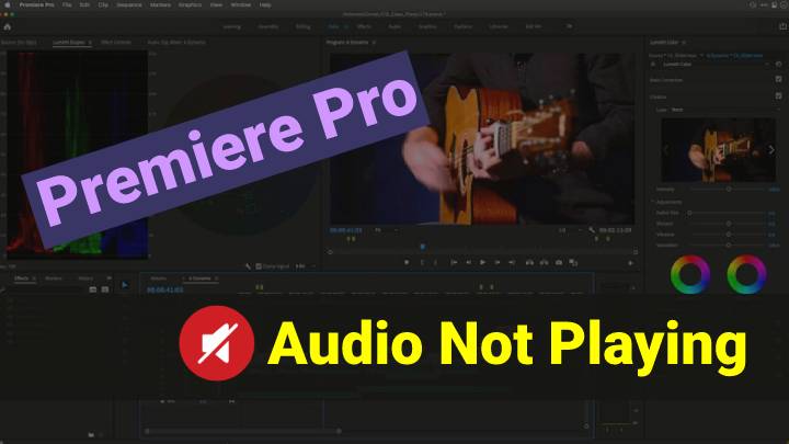 Fix Premiere Pro no sound on clip