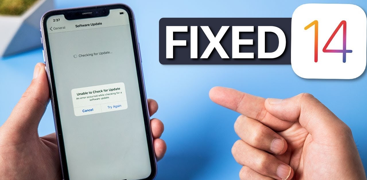 Fix Unable to Check for update iOS 14