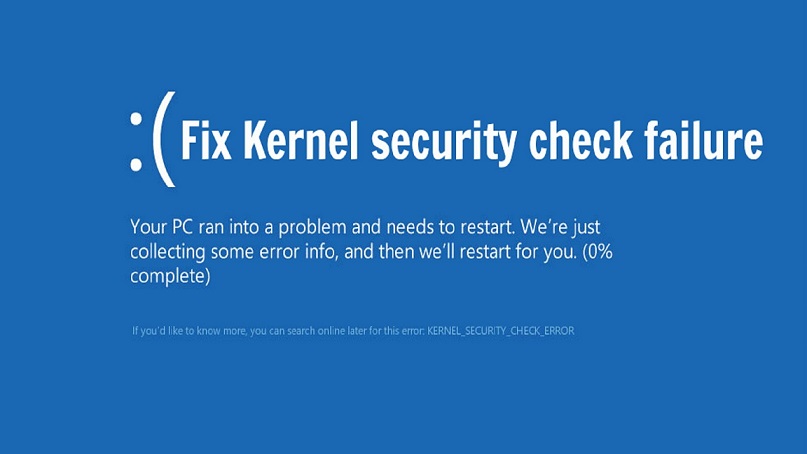 Kernel Security Check failure RAM fixed in Windows 11
