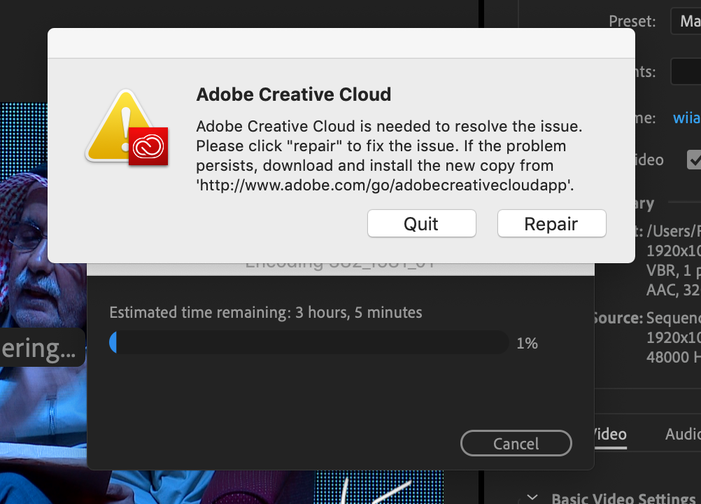 Fix Adobe creative cloud is needed to resolve this problem Mac & Window