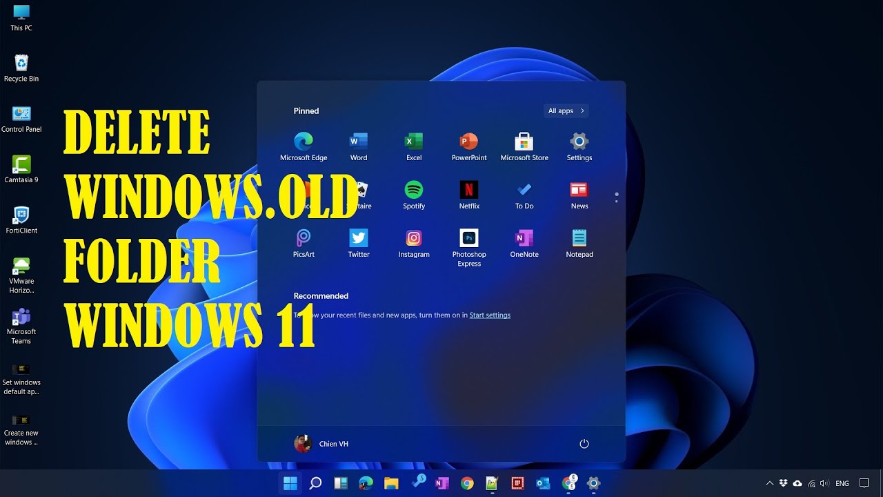 How to remove windows.old folder windows 11