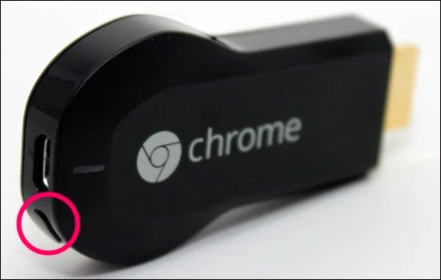 Restore the Chrome Cast device to factory settings