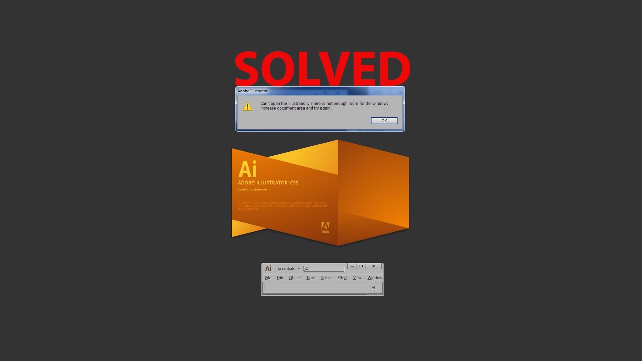 Fix Adobe Illustrator file not opening