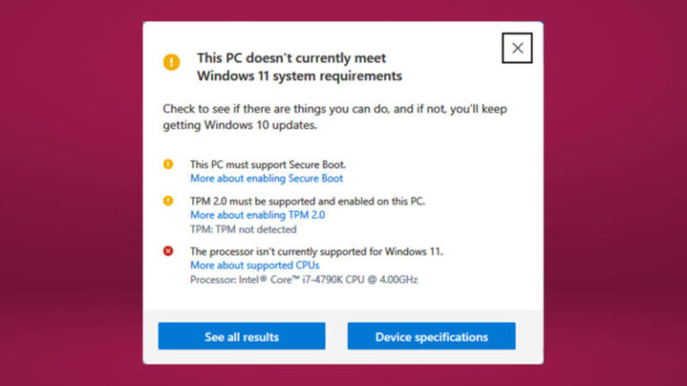 How to install Windows 11 without TPM 2.0 and Secure Boot