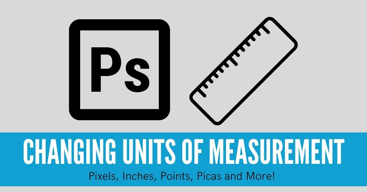 How to change units in Photoshop