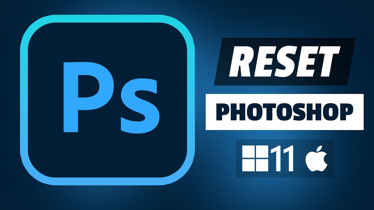How to reset Photoshop CC to default settings