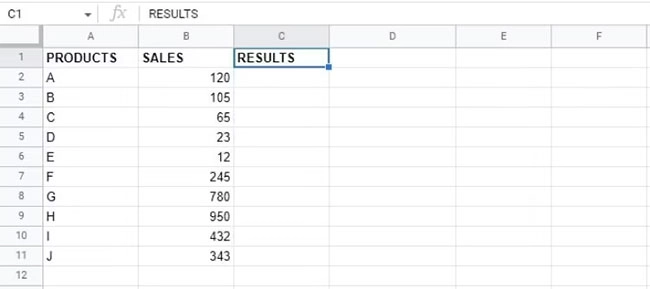 Sample data to test the SMALL. function
